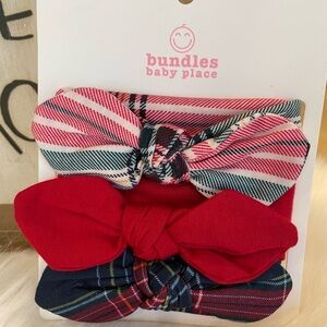 ❣️Bundles Baby Place Baby Girls VALENTINES Headbands Set of 3 NWT
